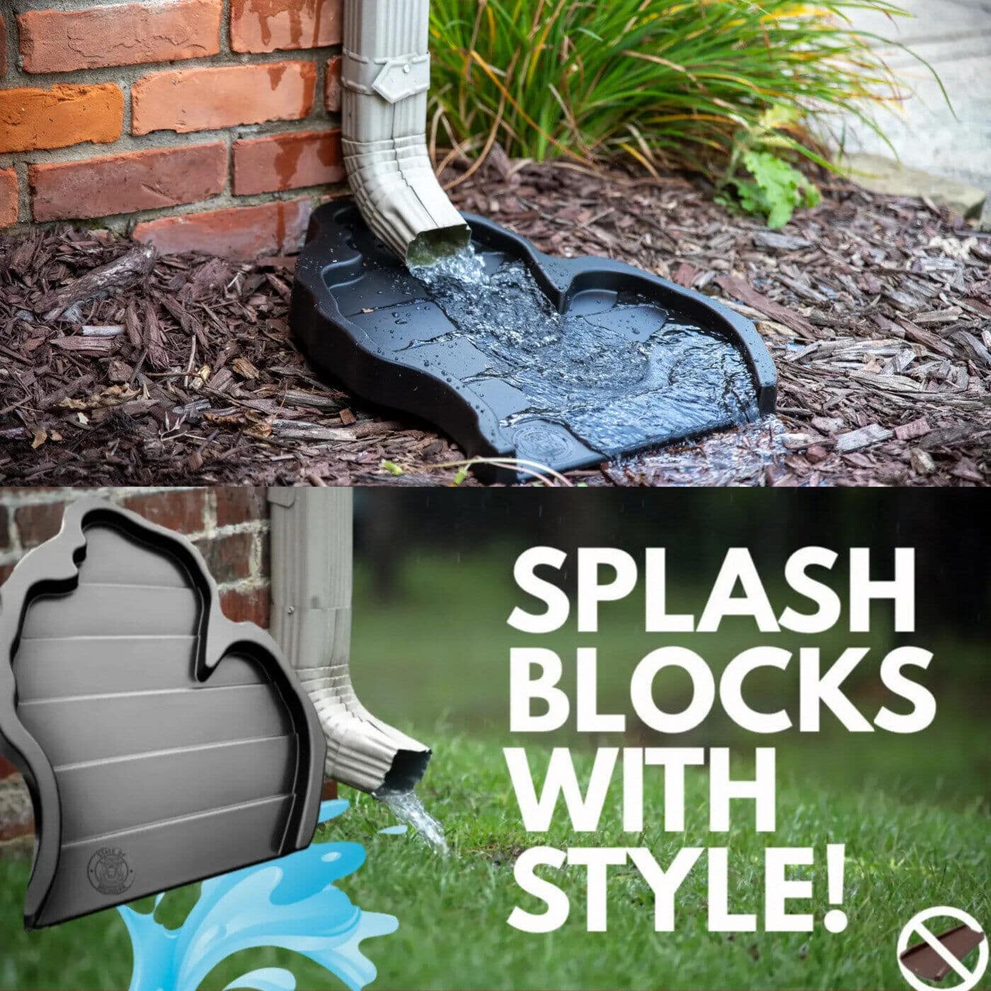 Michigan Gutter Splash Block Protect Your Home Michigan Gutter Splash Block