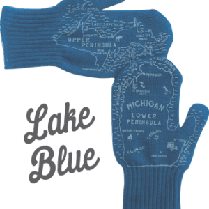 Lake Blue Michigan Mittens