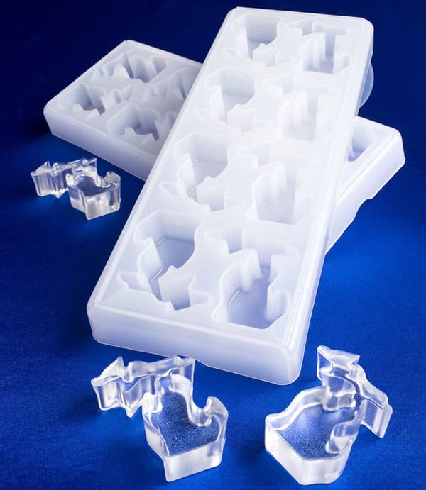 Bulk Ice Cube Trays - Assorted Colors and Shapes