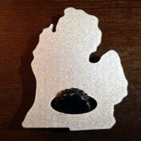 Michigan Bottle Opener Sparkle Finish