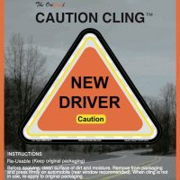 New Driver Caution Cling