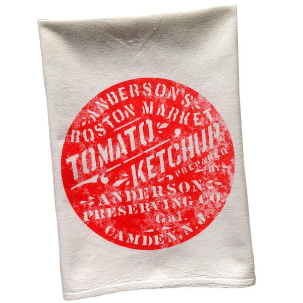 Vintage Graphic Anderson's Ketchup Towel