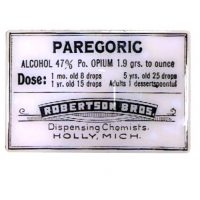 Vintage Pharmacy Paregoric Magnet