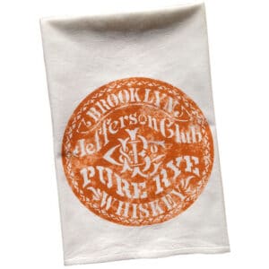 Vintage Graphic Jefferson Club Whiskey Towel
