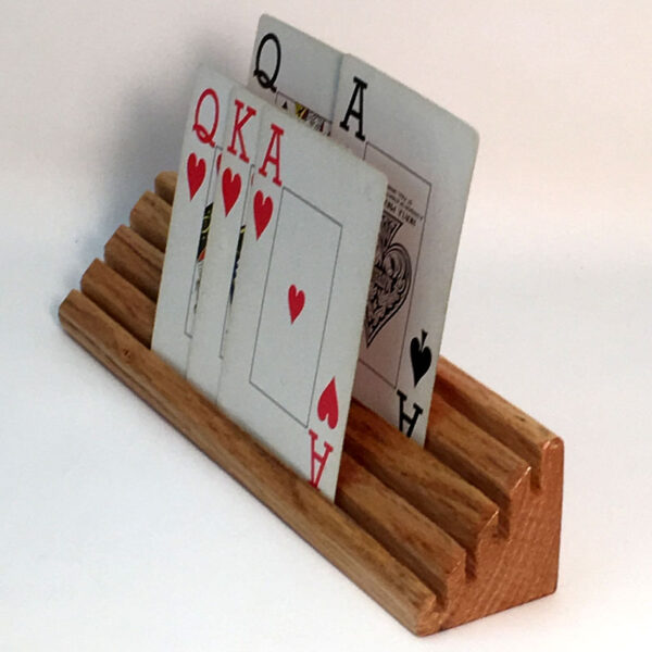 Wood Playing Card Holder
