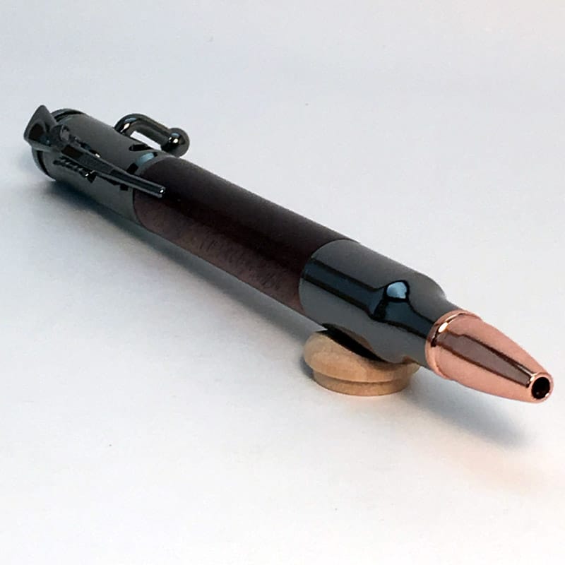 Black Walnut .30 Caliber Bullet Pen