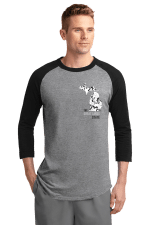 Monochrome Camo Michigan Jersey Heather Grey with Black Sleeves