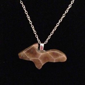Petoskey Stone Michigan Upper Peninsula Necklace Small