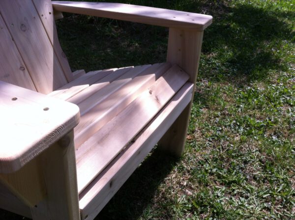 adirondack chair rolled front