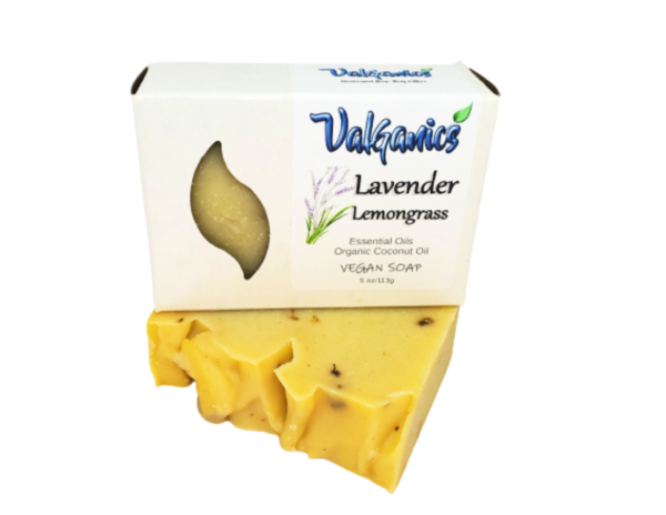 Lavender Lemongrass Essential Oil Vegan Soap