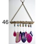Agate Wind Chime on Driftwood