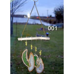 001 Agate Wind Chimes Strung On Lake Superior Driftwood