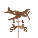 Airplane Corsair Weathervane