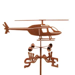 Airplane Helicopter Weathervane
