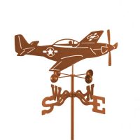 Airplane P-51 Mustang Weathervane