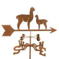 Alpaca and Baby Weathervane
