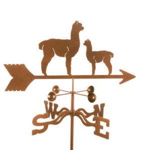 Alpaca and Baby Weathervane