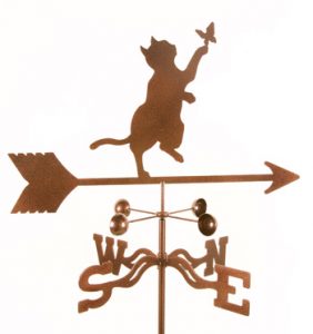 Cat and Butterfly Weathervane