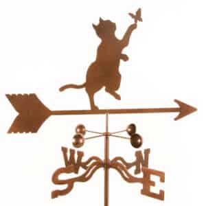 Cat and Butterfly Weathervane