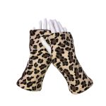 Cheetah Dalmatian Fingerless Gloves cheetah shown