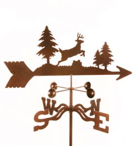 Deer Jumping Weathervane
