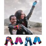 Garden Variety Reversible Fingerless Gloves