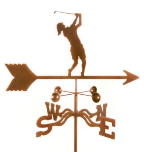 Golfer – Female Weathervane