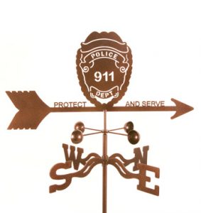 Police Weather Vane