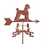 Poodle Weathervane