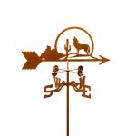 Coyote With Cactus Weathervane