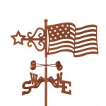 Flag Weather Vane