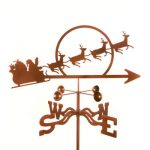 Santa’s Sleigh Weather Vane