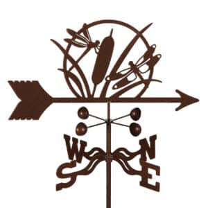 Dragonfly Weathervane Cattails