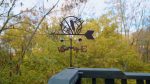 Dragonfly Weathervane in grass deck mount