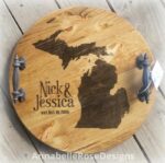 Personalized Michigan Tray