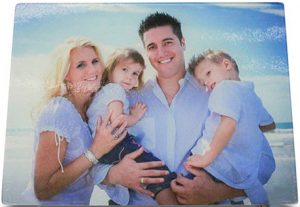 Horizontal Personalized Photo Cutting Board