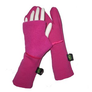 Midweight Running Mittens Pink