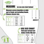 Turtle Flip Mittens Size Chart