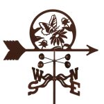 Butterfly & Flowers Weathervane