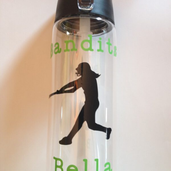 Personalized Water Bottle Text and Image