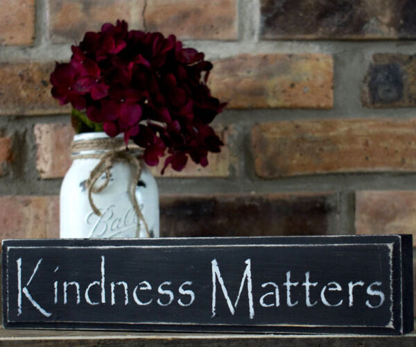 Black Kindness Matters Sign