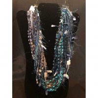 Blue White La Petite Scarf