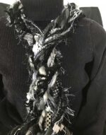 Ribbon Yarn Braided Scarves - Image 3