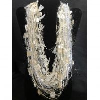 Cream White La Petite Scarf