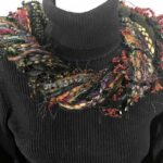 Ribbon Yarn Multi Colors Scarf