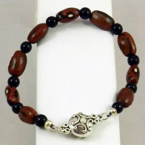 Hopi Purple String Bean Bracelet