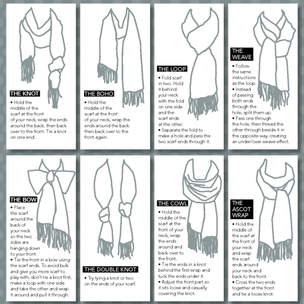 How To Tie A Scarf