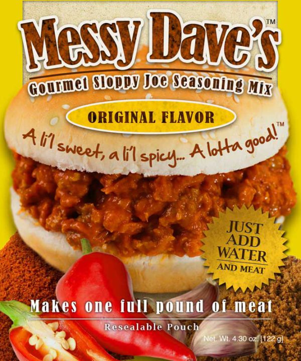 Messy Dave’s Gourmet Sloppy Joe Seasoning Mix