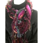 Ribbon Yarn Mulberry Scarf