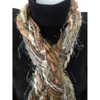 33 Natural Braided Scarf Ribbon Yarn Braided Scarves